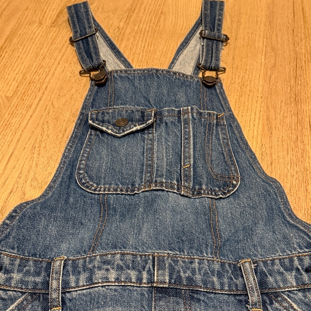 American Eagle Outfitters Denim Overall Shorts - Picture 2 of 6